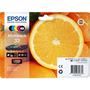 Epson Oranges C13T33374011 глава и патрон за мастиленоструен принтер 1 броя Оригинал Стандартен добив Черен, Фото черно, Синьо-зелен, Пурпурен, Жълт