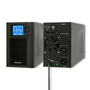 UPS Qoltec, On/line, 1 kVA, 800 W, LCD, USB, Черен