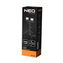 Прожектор със статив Neo, Двоен, Алуминий, LED SMD, 2 x 50W, 9000lm, 1.8 м, Черен
