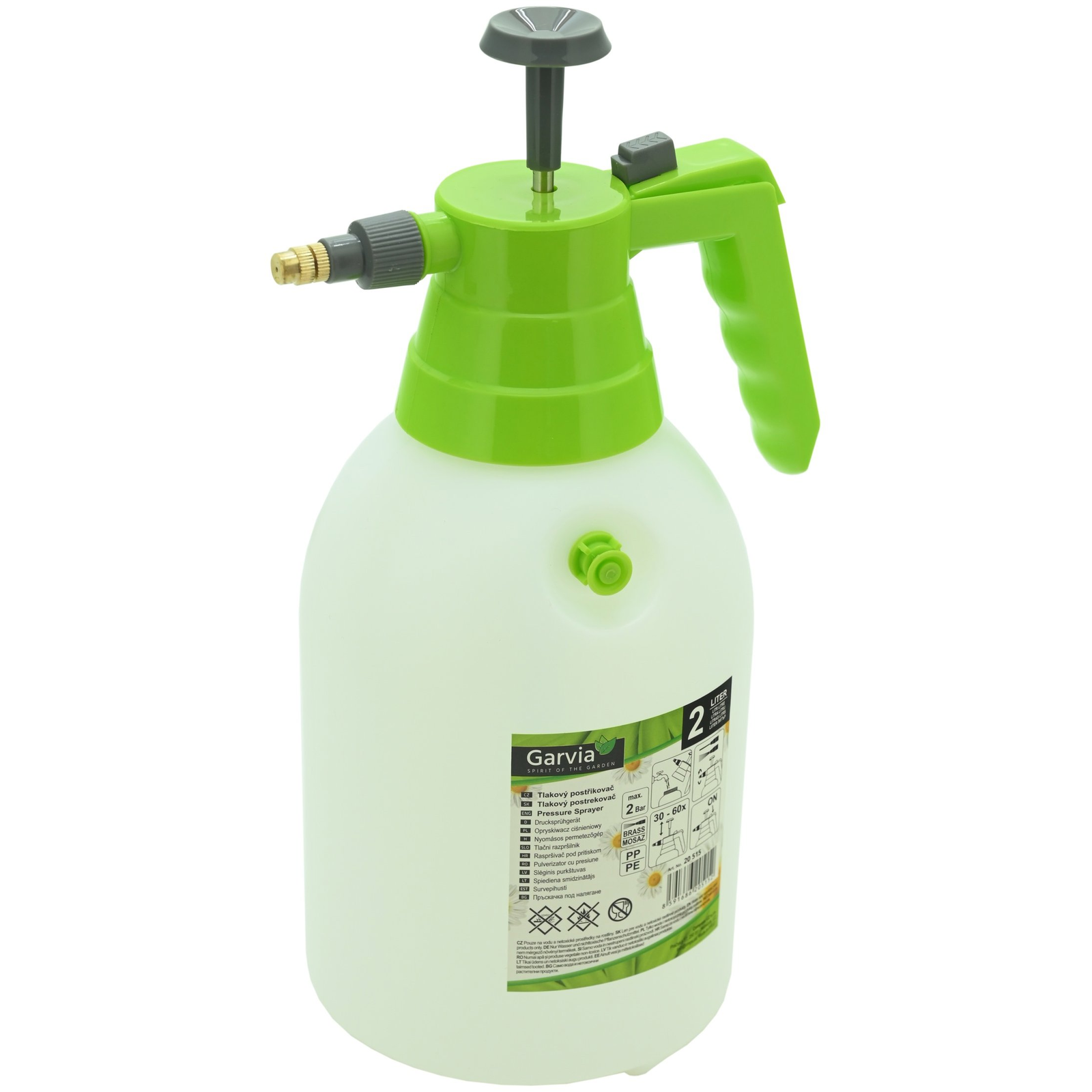 GARVIA, nyomással, kézi, 2 l (8591686205152)