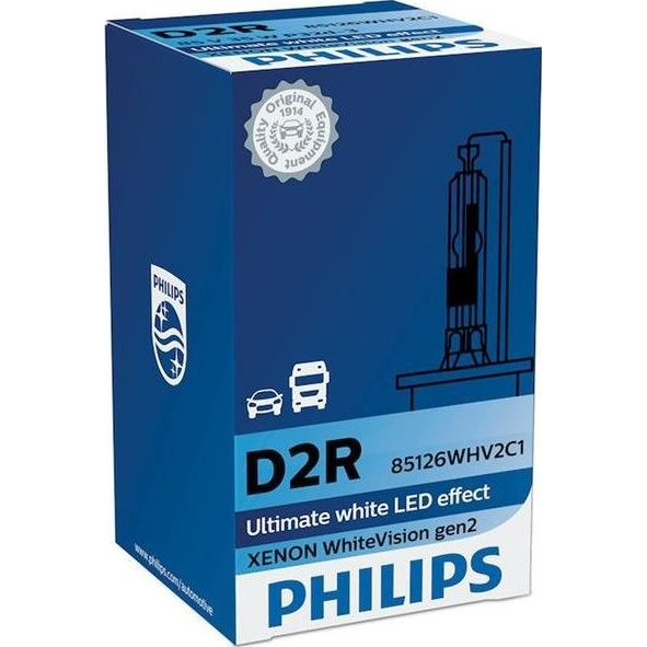 Philips WhiteVision 85126WHV2C1 žiarovka na automobilové svetlo D2R 35 W Halogén