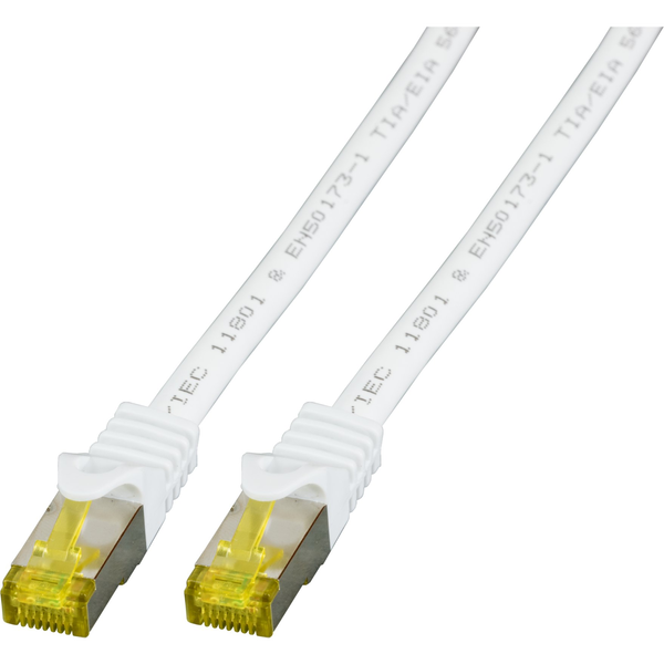 EFB RJ45 Patchkabel Cat.6A S/FTP LSZH Cat.7 Rohkabel weiß