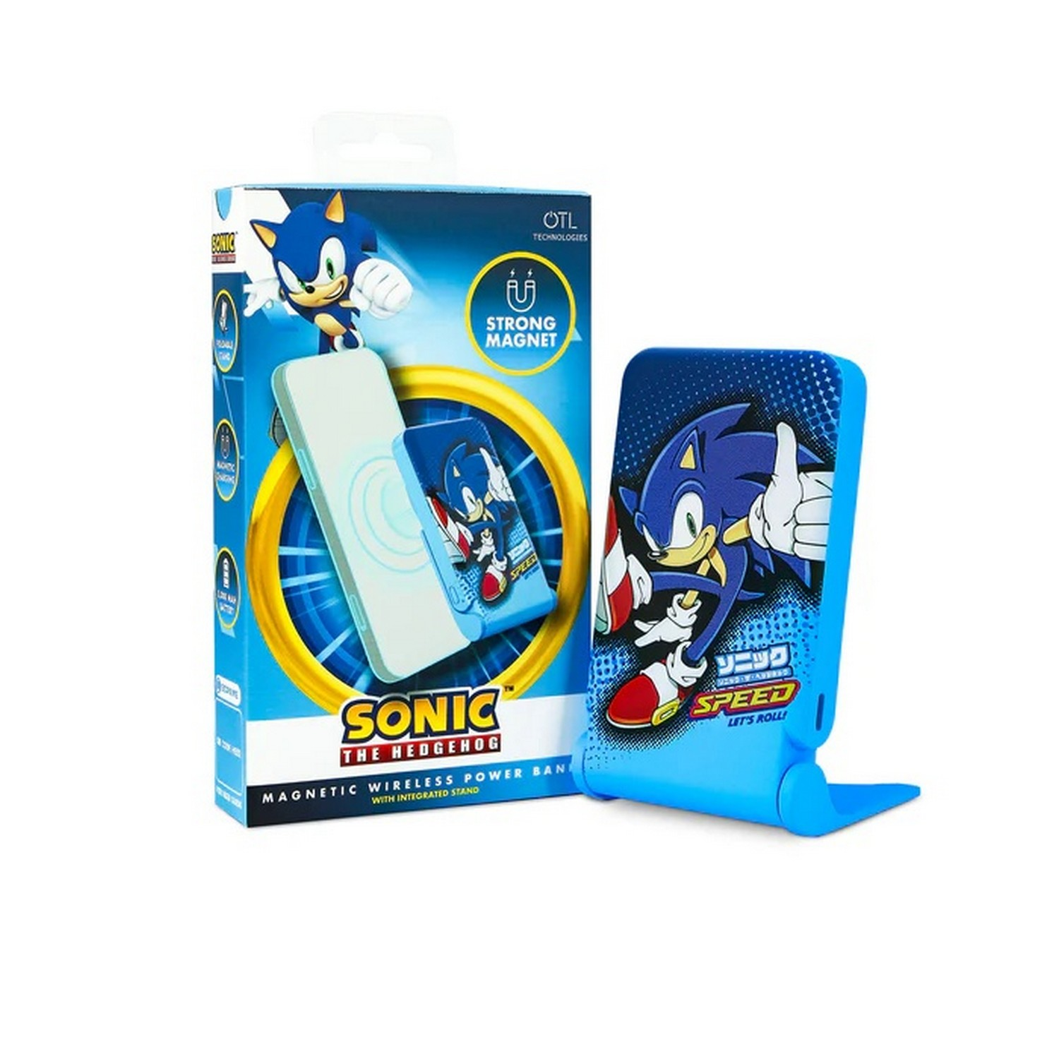 OTL Sonic The Hedgehog Powerbank 5000mAh 15W - Kék (SH1195)