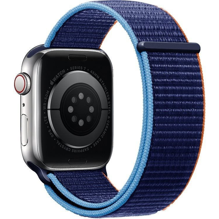 Eternico Airy Apple Watch 38mm / 40mm / 41mm - Thunder Blue and Blue edge (AET-AWAY-ThBlB-38)