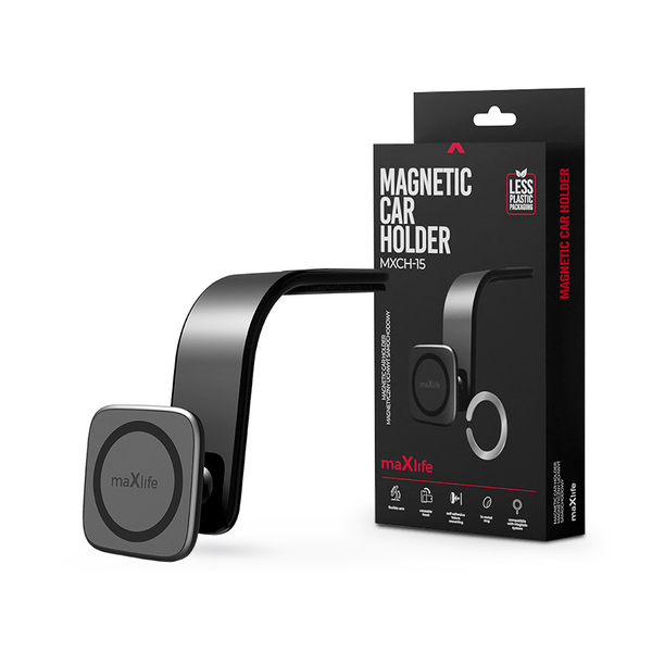 Maxlife univerzális műszerfalra helyezhető mágneses autós tartó - Maxlife       MXCH-15 Magnetic Car Holder - fekete