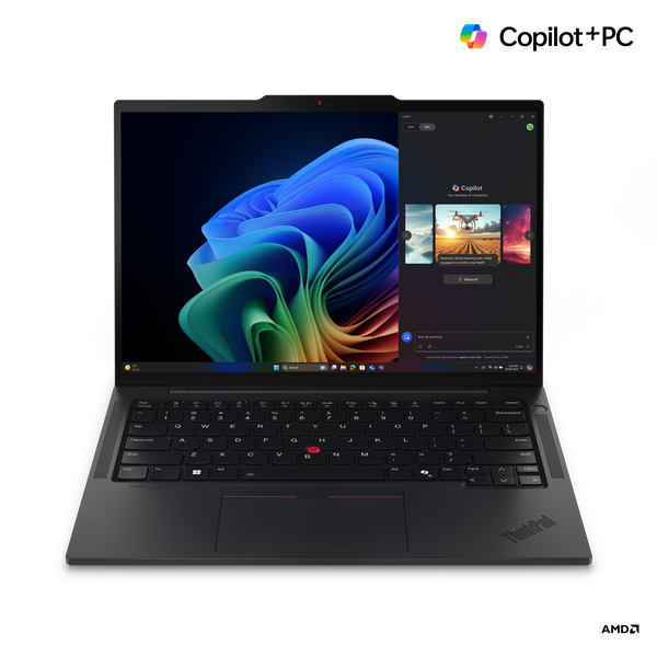 Lenovo ThinkPad T14s Gen 6 (AMD) AMD Ryzen AI 7 PRO 360 Ноутбук 35,6 см (14") WUXGA 32 GB LPDDR5x-SDRAM 512 GB SSD Wi-Fi 7 (802.11be) Windows 11 Pro Английски Черен