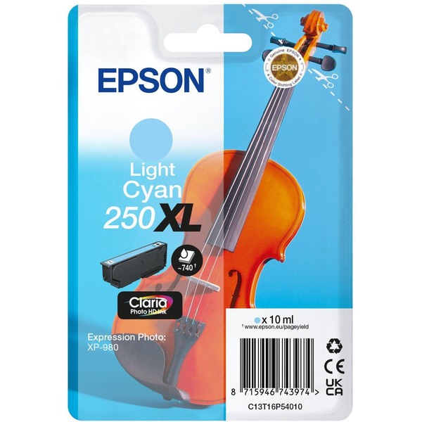 Epson Violin Claria Photo HD inktcartridge 1 stuk(s) Origineel Hoog (XL) rendement Lichtyaan