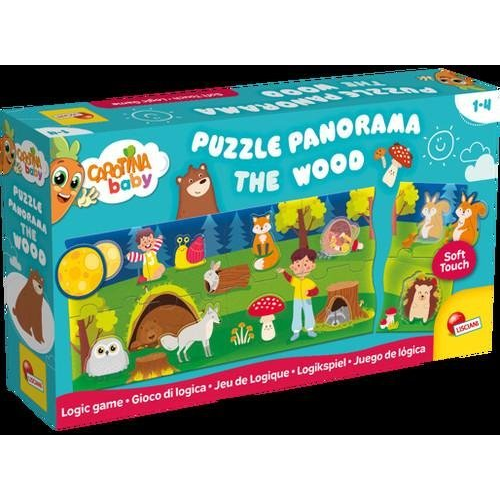 Carotina baby: Az erdő panoráma puzzle 24db-os - Lisciani (GXP-931337)