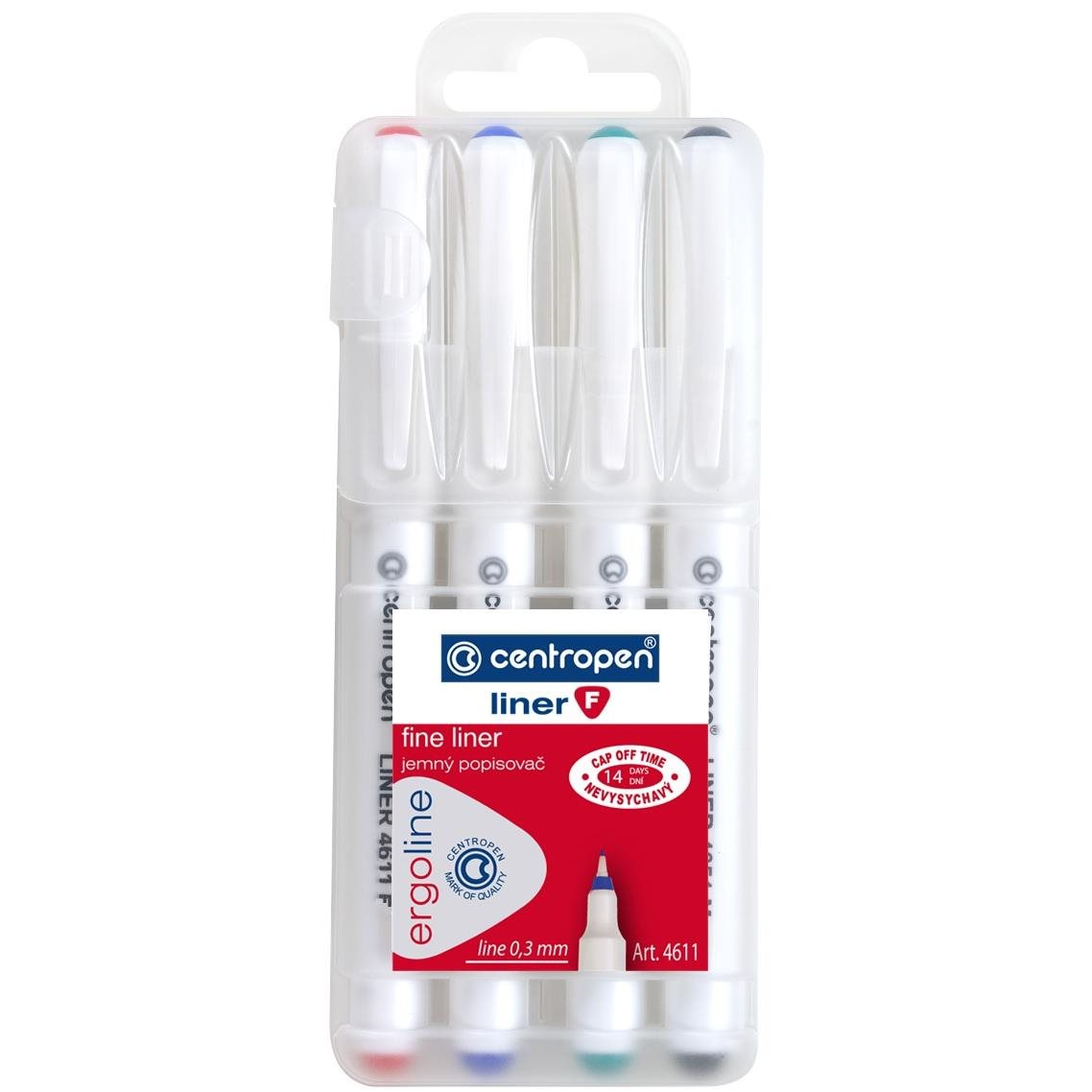Centropen 4611 Liner, 4 db (8595013631911)