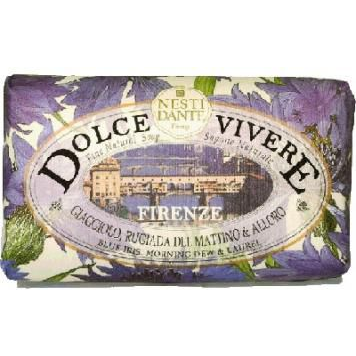 Nesti Dante Dolce Vivere Blue Iris, Morning Dew Laurel mydło toaletowe 250g