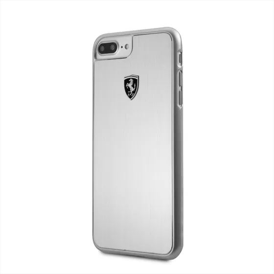 Ferrari Heritage iPhone 7 Plus aluminium tok ezüst (FEHALHCP7LSI) (FEHALHCP7LSI)
