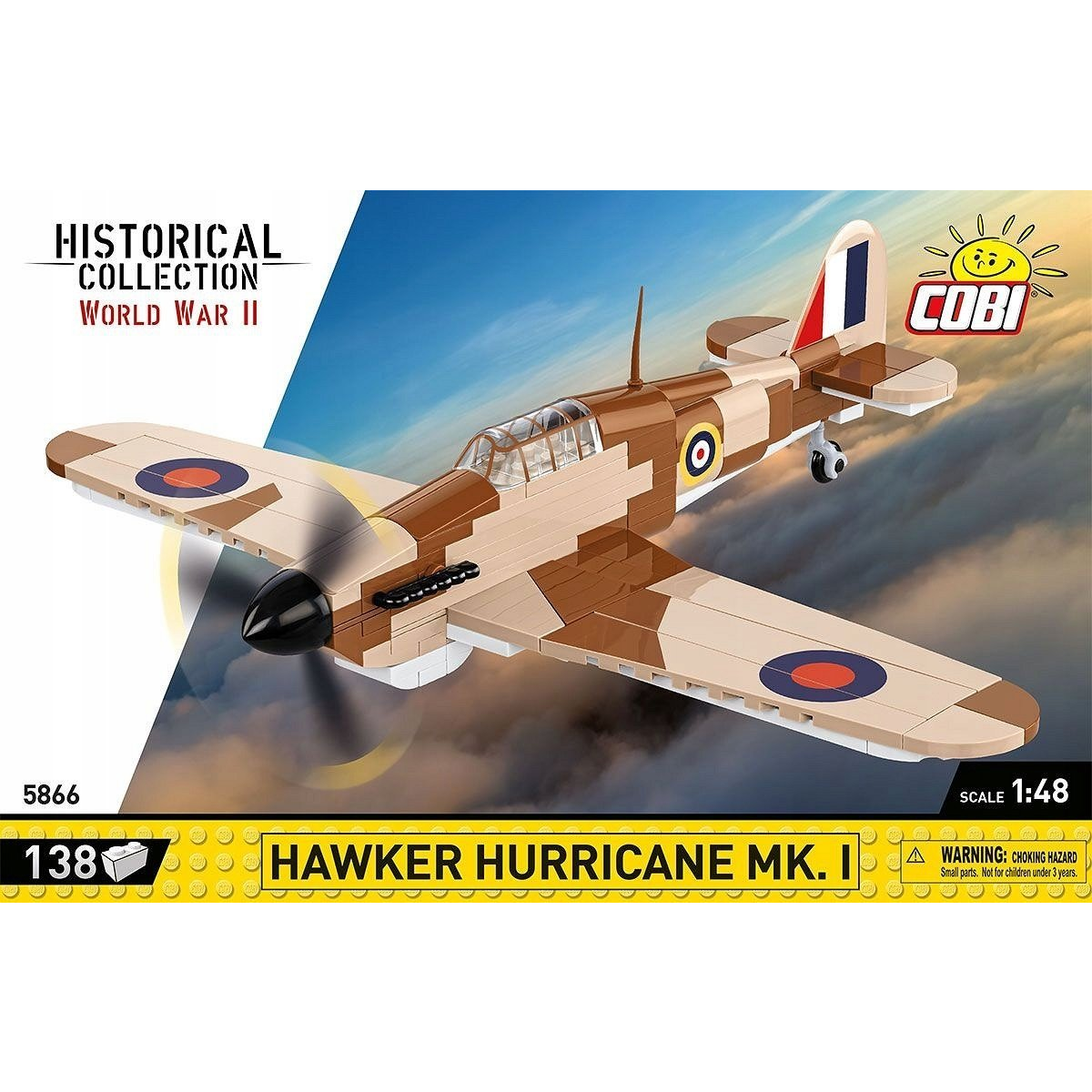 Cobi Toys Cobi: Hawker Hurricane Mk I Építőjáték 5866 (COBI 5866)