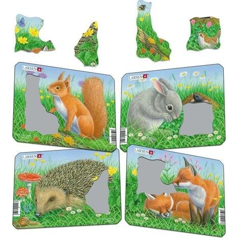 Larsen Mini Z12 Vormpuzzel 5 stuk(s) Flora & fauna