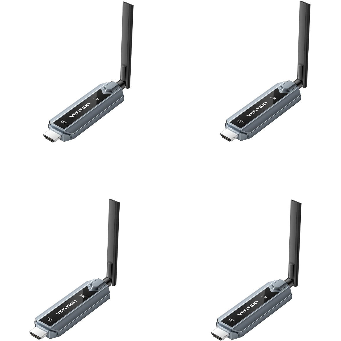 Vention Wireless HDMI Transmitter and Receiver (1*4) Kit Gray (ADPH0-4)