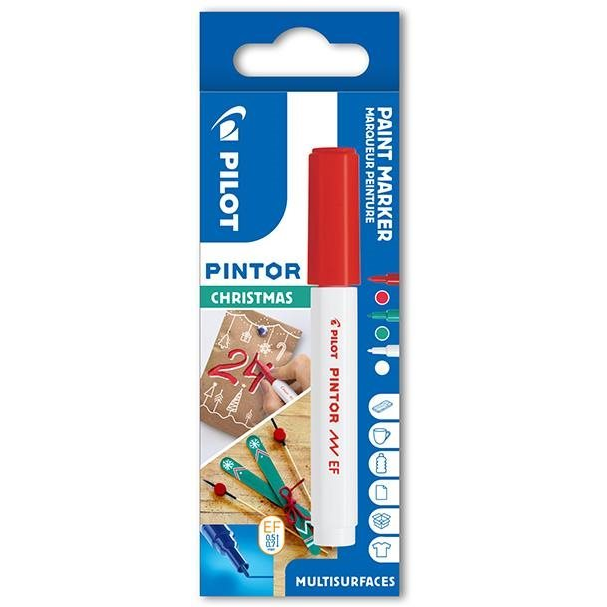 Pilot Pintor Akril marker, Extra Fine, 3 db-os szett, Christmas (3131910572497)