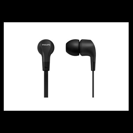 Philips TAE1105BK/00 sluchátka / náhlavní souprava Sluchátka s mikrofonem Kabel Do ucha Hudba Černá