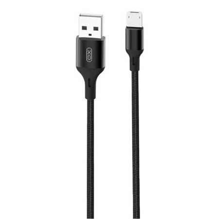 Cablu XO NB143 USB - microUSB 1,0 m 2,4A negru