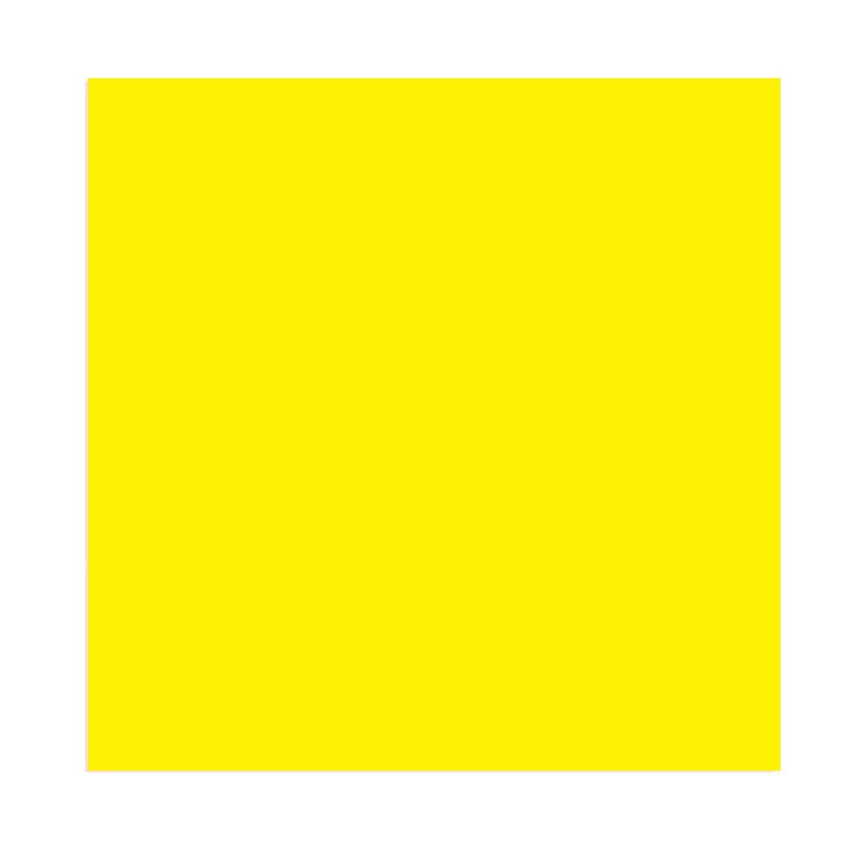 Pentart 3152 A4 1mm Dekorációs textil filclap - Sárga (3152)
