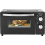 Компактна електрическа фурна Bestron AOV9, капацитет 9 литра, 800W, таймер, грил, черна
