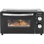 Компактна електрическа фурна Bestron AOV9, капацитет 9 литра, 800W, таймер, грил, черна