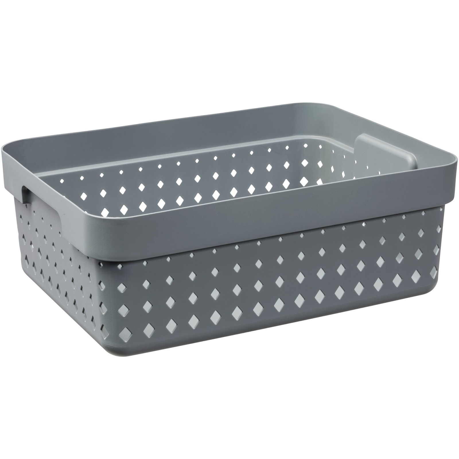 Plast Team Seoul Tárolókosár, 26,8×35,7×13,1 cm, szürke, M (60240809)