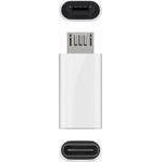 Microconnect USBMICROUSBC adattatore per inversione del genere dei cavi Micro-USB B USB C Bianco