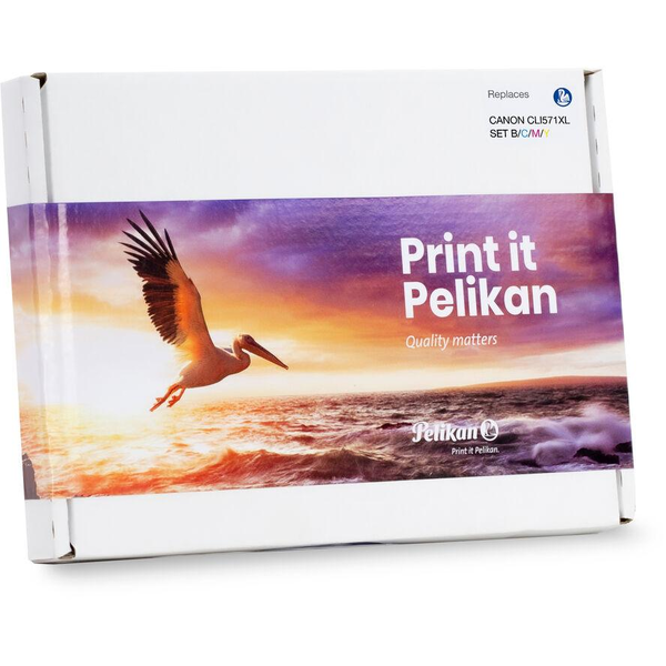 Pelikan (Canon CLI-571XL) Tintapatron Multi-Pack B/C/M/Y