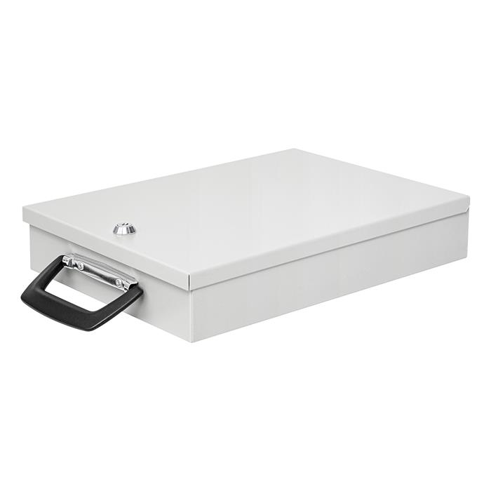 Wedo A4 Fém dokumentum tároló doboz - Világos szürke (1021537)