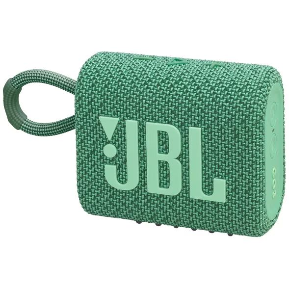 JBL Go 3 Eco vízálló hordozható Bluetooth hangszóró zöld (JBLGO3ECOGRN)