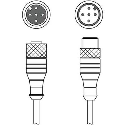 Leuze Electronic 50129779 Összekötő vezeték 1 db
