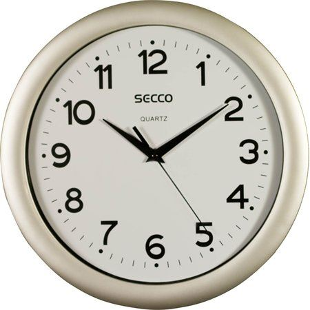 SECCO falióra 30cm ezüst színű (DFA022 / S TS6026-57) (S TS6026-57)