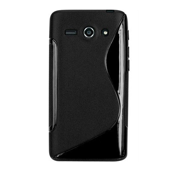 Szilikon telefonvédő (S-line) FEKETE [Huawei Ascend Y530 (C8813)] (5996457455614)