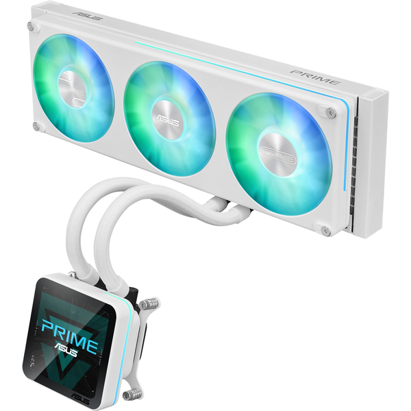 ASUS PRIME SLC II 360 ARGB LCD WHT Processor Alt-i-en væskekøler 12 cm Hvid 1 stk