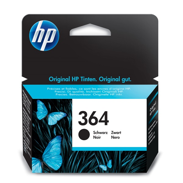 HP No.364 Zwart 250 pagina`s (Origineel)