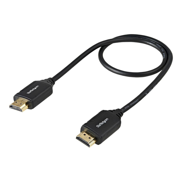 StarTech.com HDMM50CMP HDMI-kabel 0,5 m HDMI Type A (Standard) Sort