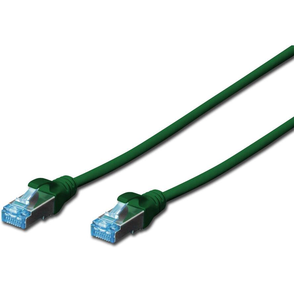 Digitus CAT5e SF-UTP Patch кабел 0,5 м зелен, мрежови кабели