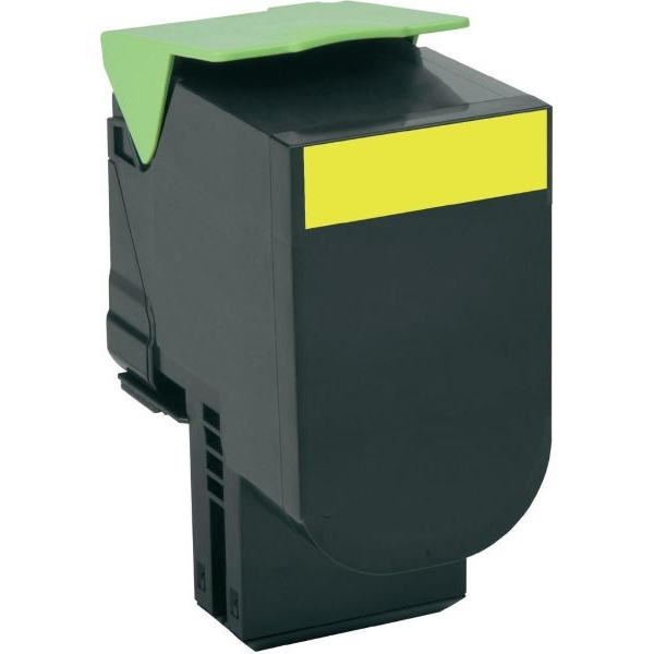 Lexmark 802HY tonerpatron 1 stk Original Gul