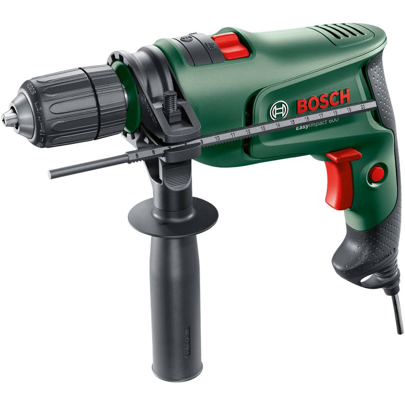 Bosch 603133001 EasyImpact 600 Elektromos Ütvefúró 600W - Fekete / Zöld (603133001)