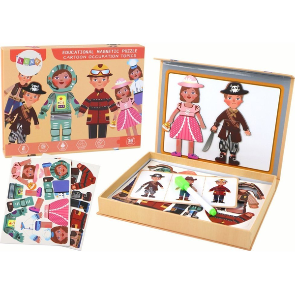 Rajzfilmfigura Téma Mágneses Puzzle Készlet 16658