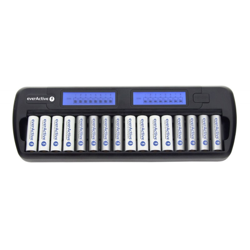 EverActive NC-1600 AAA / AA Ceruza Elem Akkumulátor Töltő (NC-1600)