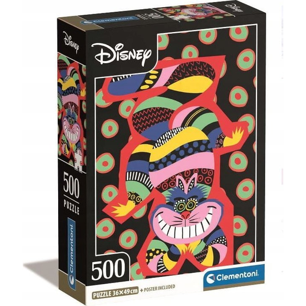 Clementoni Disney Puzzle 500 Darabos - Alice, Vigyori Úr