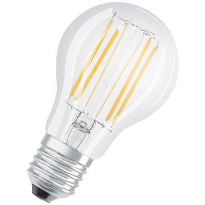 OSRAM HOMELIGHTING 4058075592414 LED EEK D (A - G) E27 Izzólámpa forma 7.5 W = 75 W Melegfehér (Ø x H) 60 mm x 105 mm 3 db