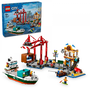 LEGO® City 60422 Tengerparti kikötő teherszállító hajóval
