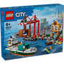 LEGO® City 60422 Tengerparti kikötő teherszállító hajóval