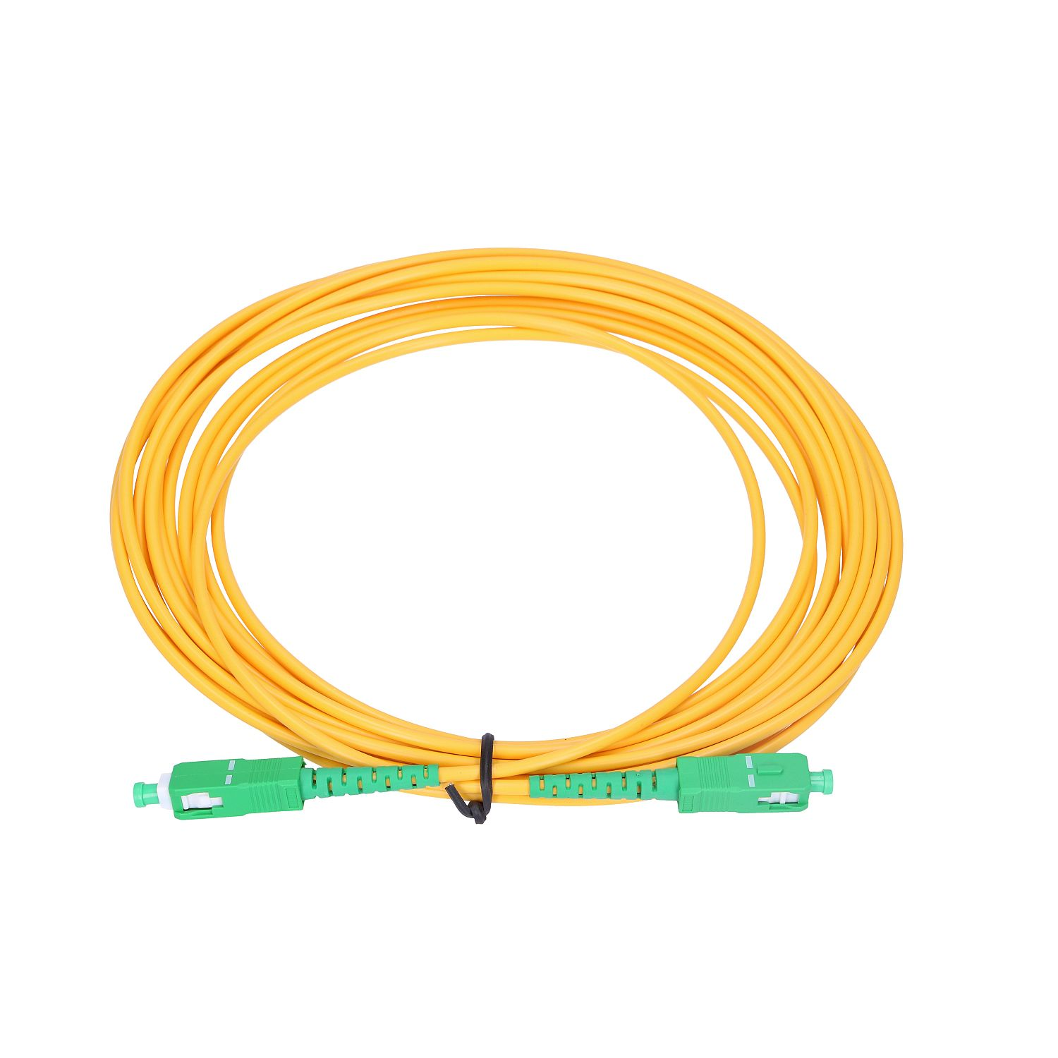 ExtraLink EX.9106 Optikai patch kábel SC/APC Simplex 5m - Sárga (EX.9106)