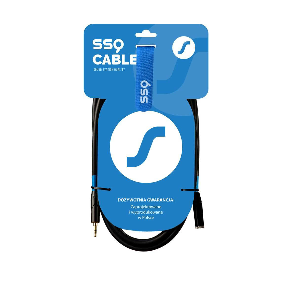 SSQ MiG3 3.5mm Jack apa - 3.5mm Jack anya Sztereo Kábel (3m) (SS-2067)