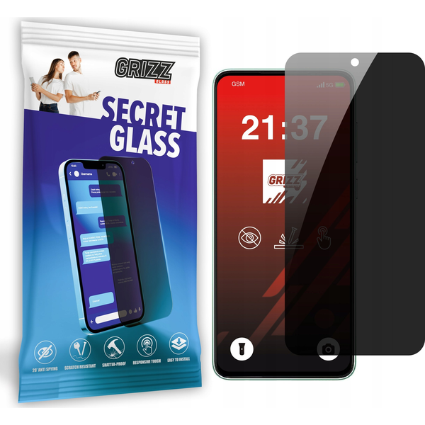  GrizzGlass Szkło prywatyzujące GrizzGlass SecretGlass do Samsung Galaxy M05