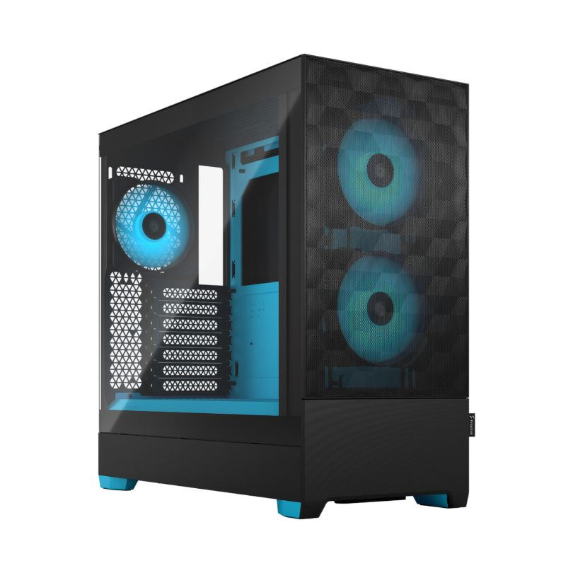Puzdro Fractal design Pop Air TG Clear Tint RGB Midi Tower čierne (FD-C-POR1A-02)