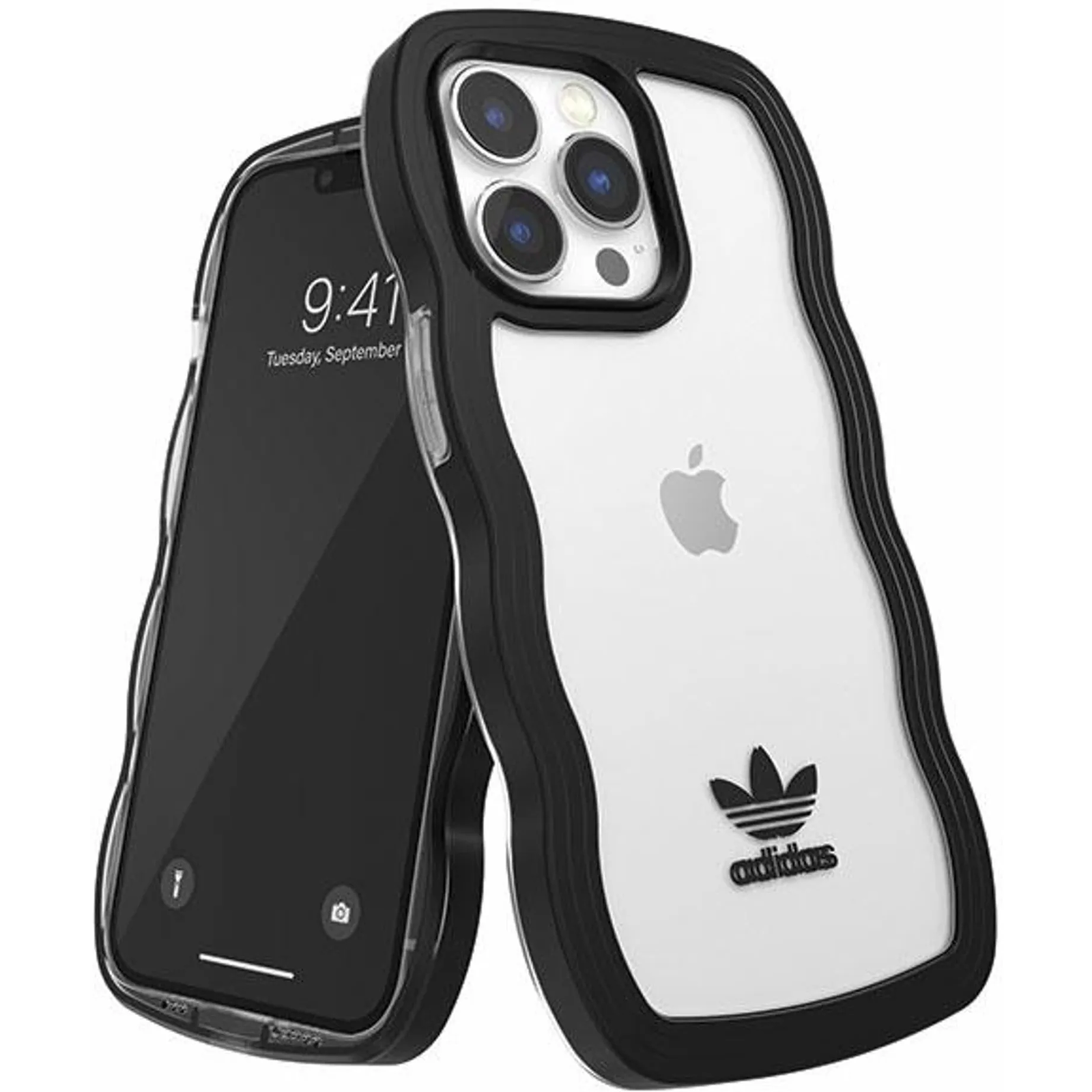 Adidas OR Wavy Case Apple iPhone 13 / 13 Pro Tok - Fekete (51900)