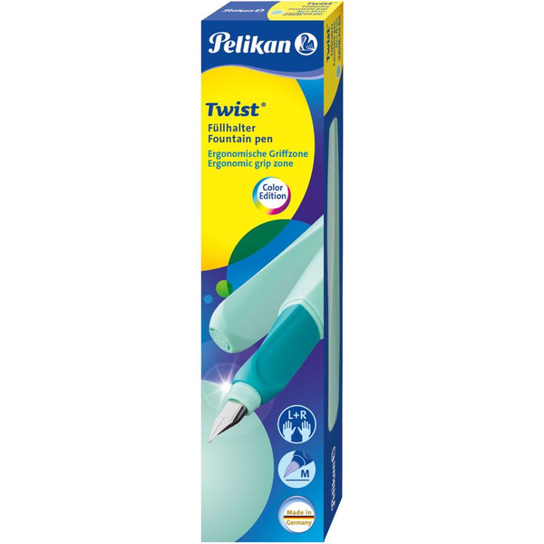 Pelikan Füllhalter Twist     P457 M  Neo Mint      +1GTP Faltschachtel